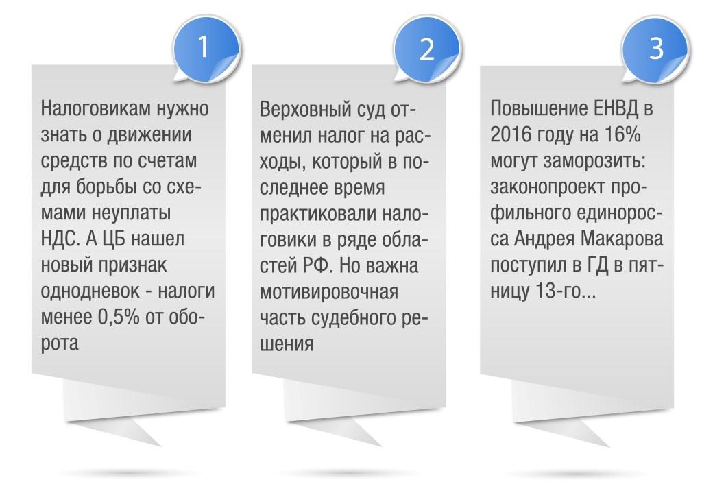 Топ-3 событий taxCOACH от 10-17 ноября 2015 года